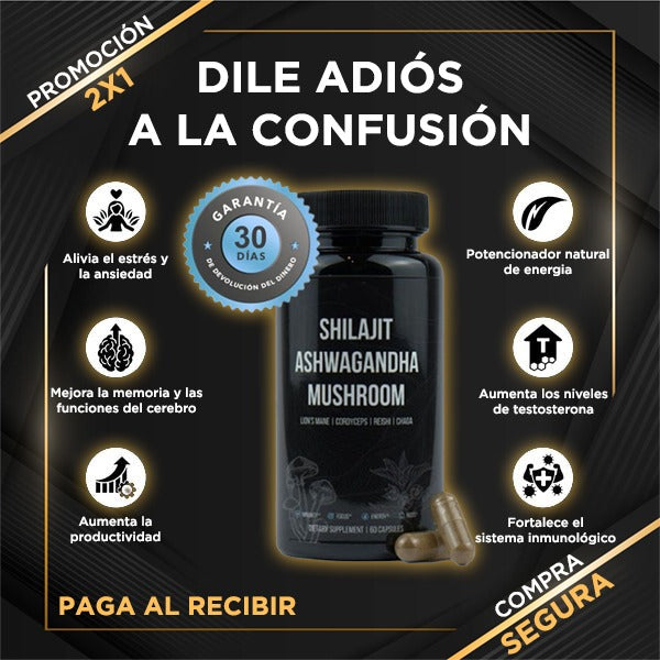 SHILAJIT 6 EN 1 (60caps) - PROMOCIÓN